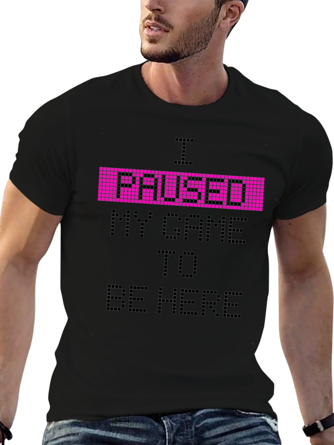I Paused My Game Graphic Tee - Gamer T-Shirt