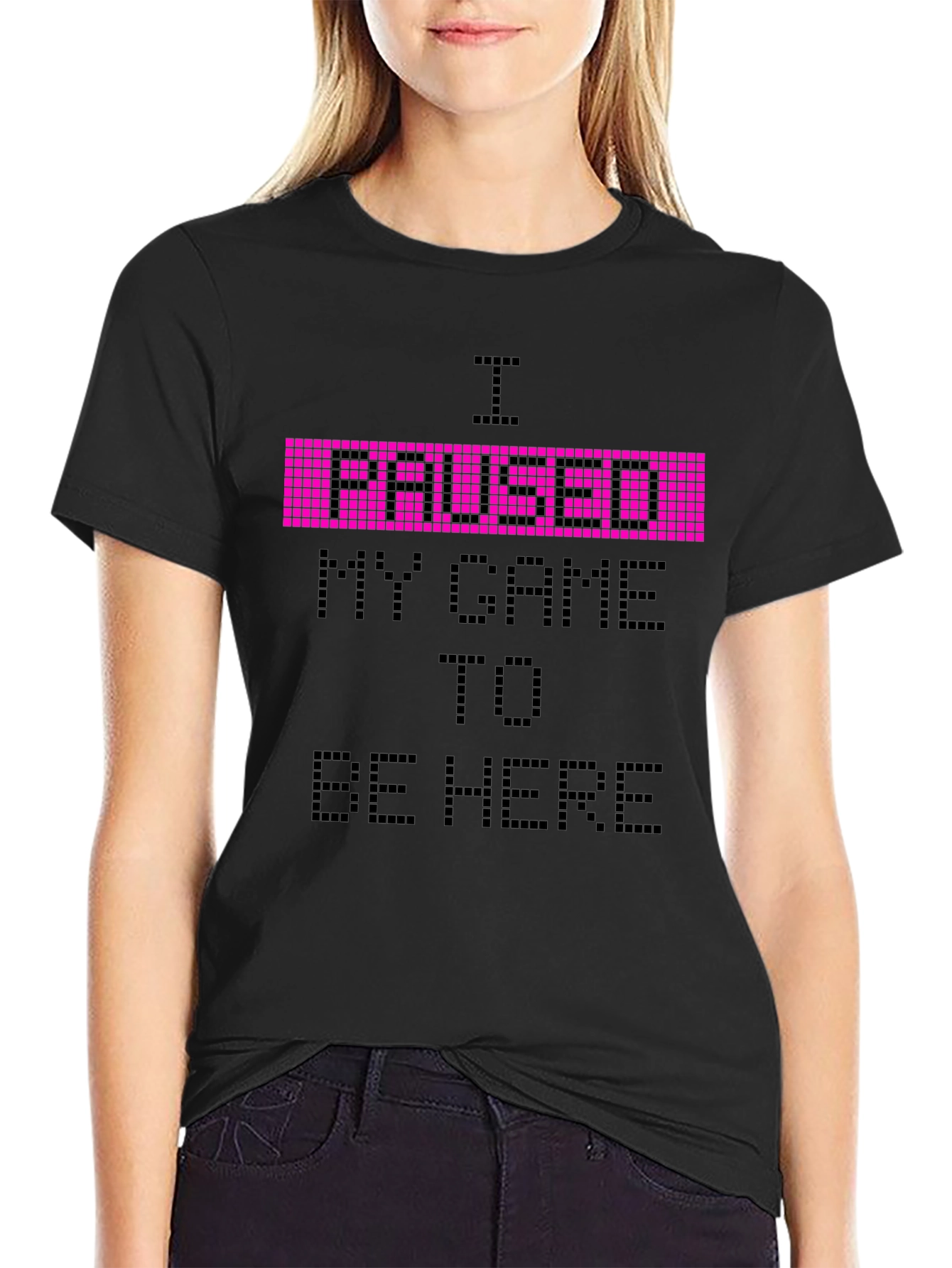 I Paused My Game Graphic Tee - Gamer T-Shirt