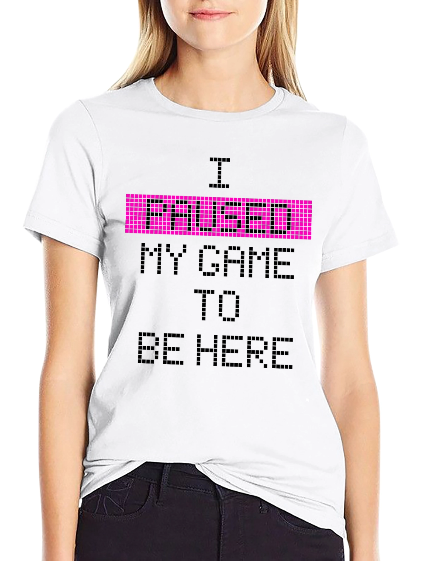 I Paused My Game Graphic Tee - Gamer T-Shirt