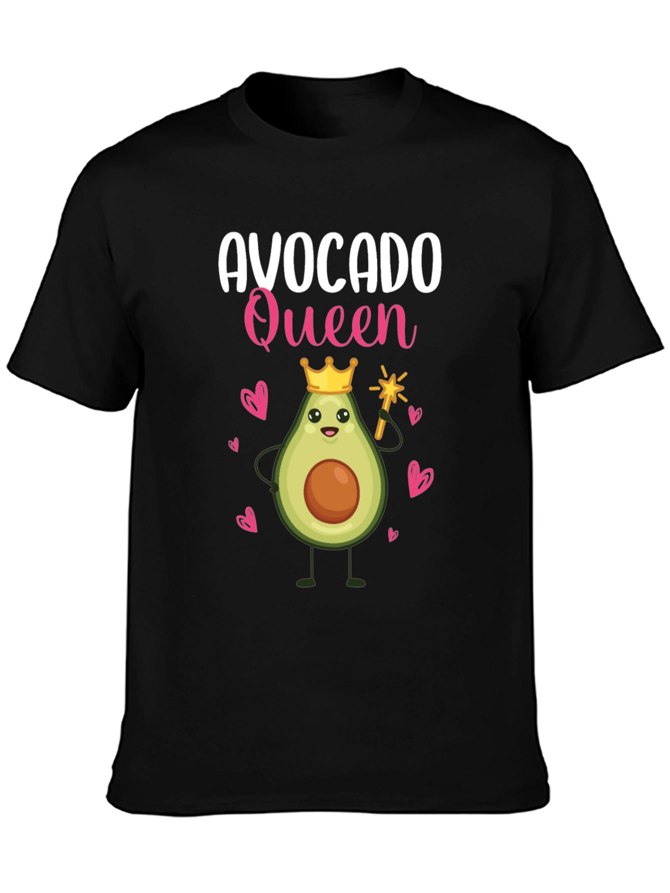 Avocado Queen Graphic T-Shirt - Cute Womens Tee