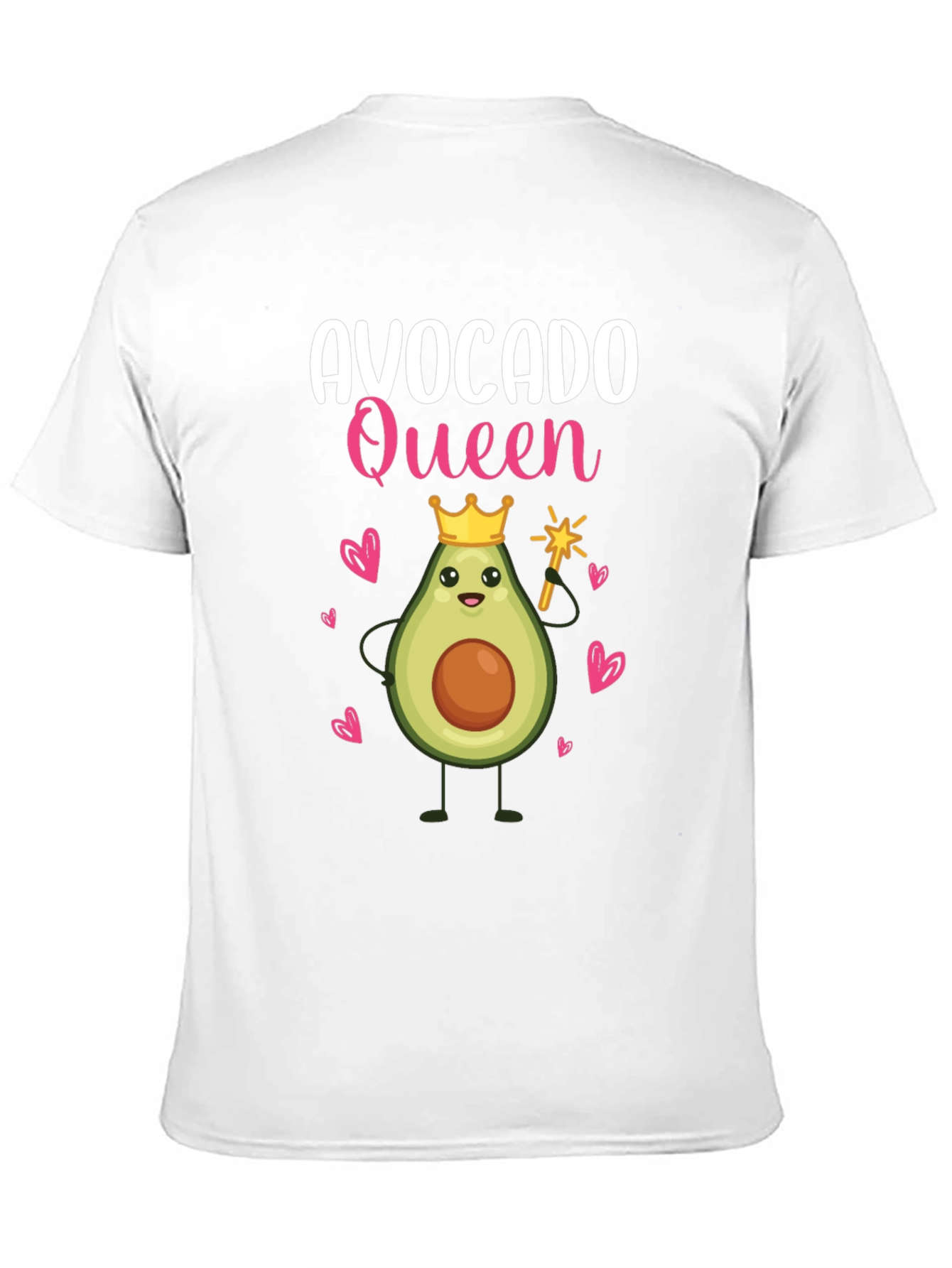 Avocado Queen Graphic T-Shirt - Cute Womens Tee