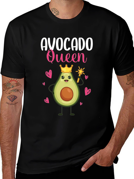 Avocado Queen Graphic T-Shirt - Cute Womens Tee