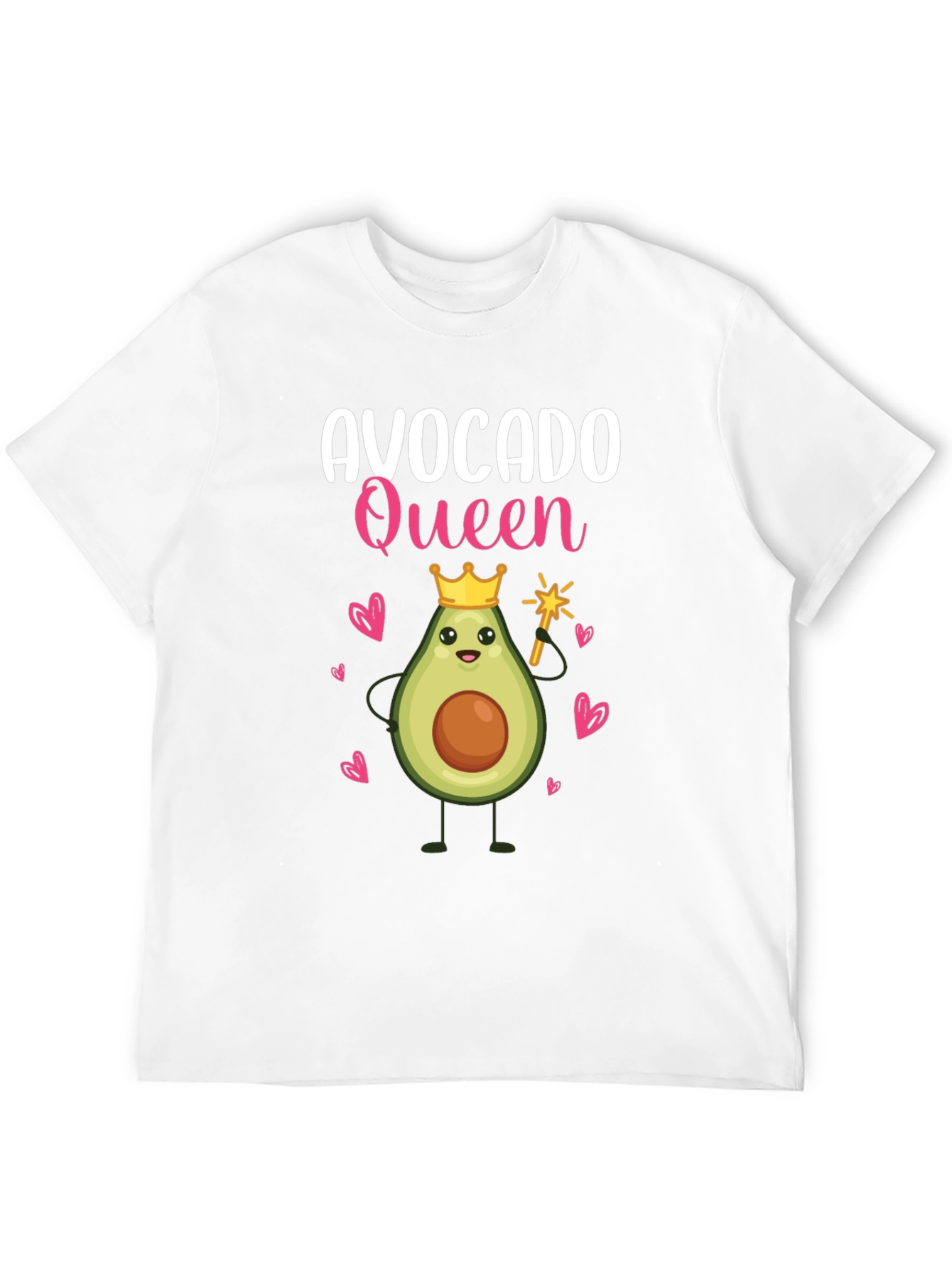 Avocado Queen Graphic T-Shirt - Cute Womens Tee