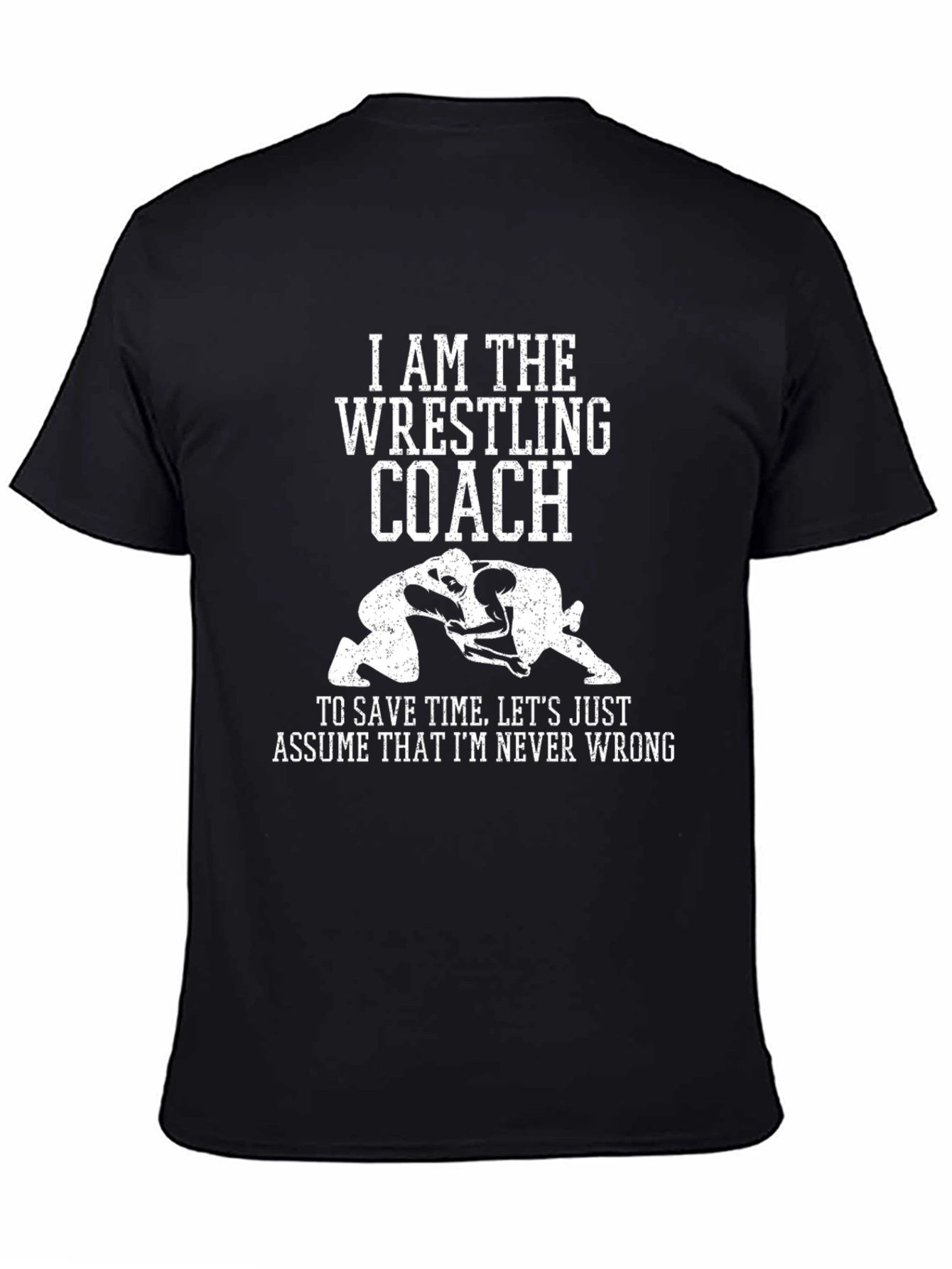Wrestling Coach Graphic T-Shirt