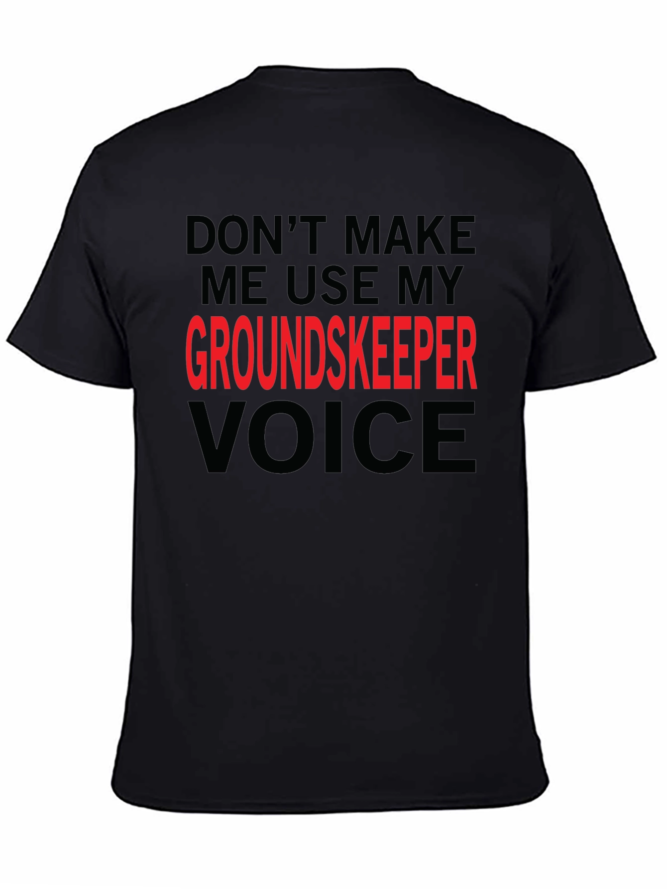 Groundskeeper Voice Graphic Tee - Black
