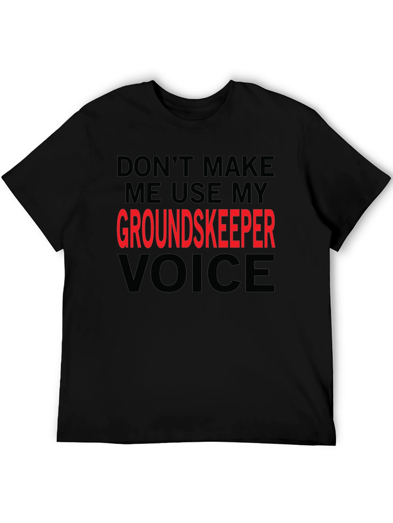 Groundskeeper Voice Graphic Tee - Black