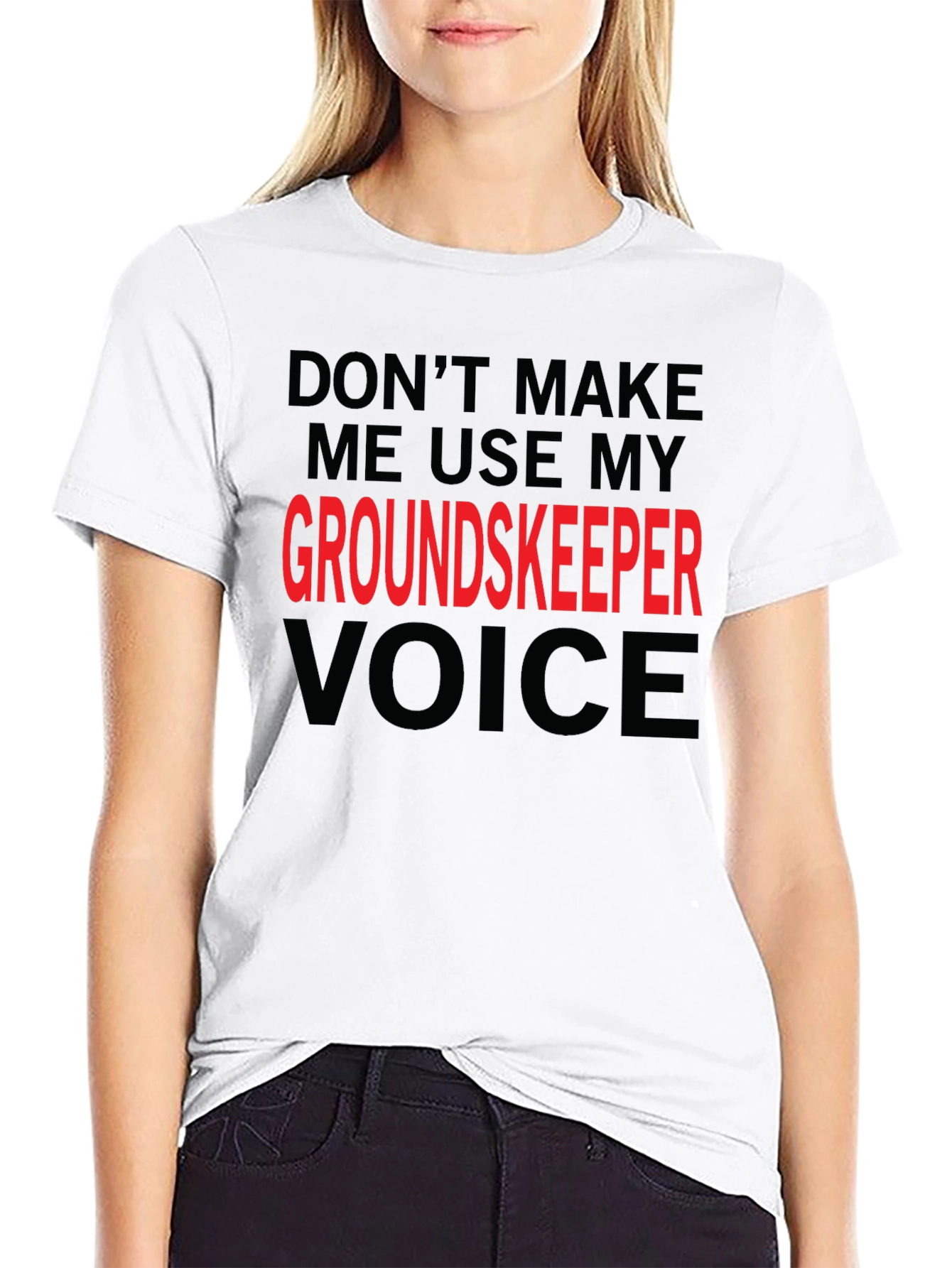 Groundskeeper Voice Graphic Tee - Black