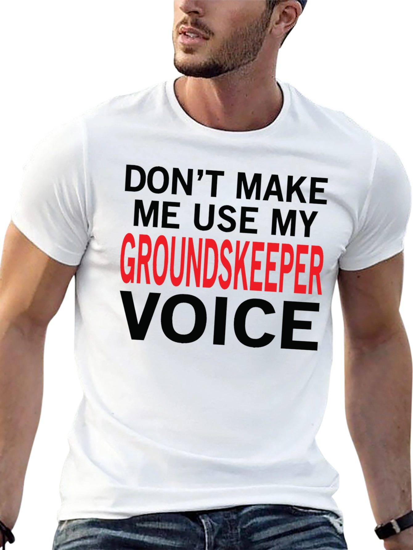 Groundskeeper Voice Graphic Tee - Black