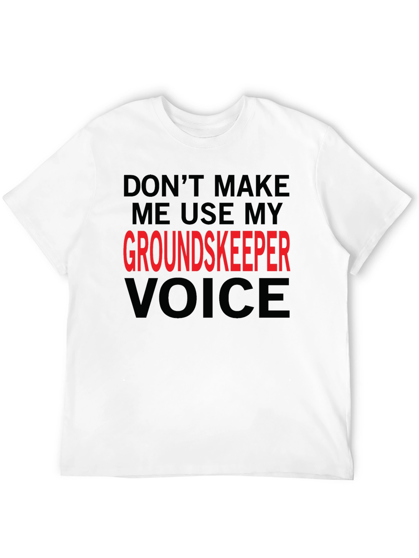 Groundskeeper Voice Graphic Tee - Black