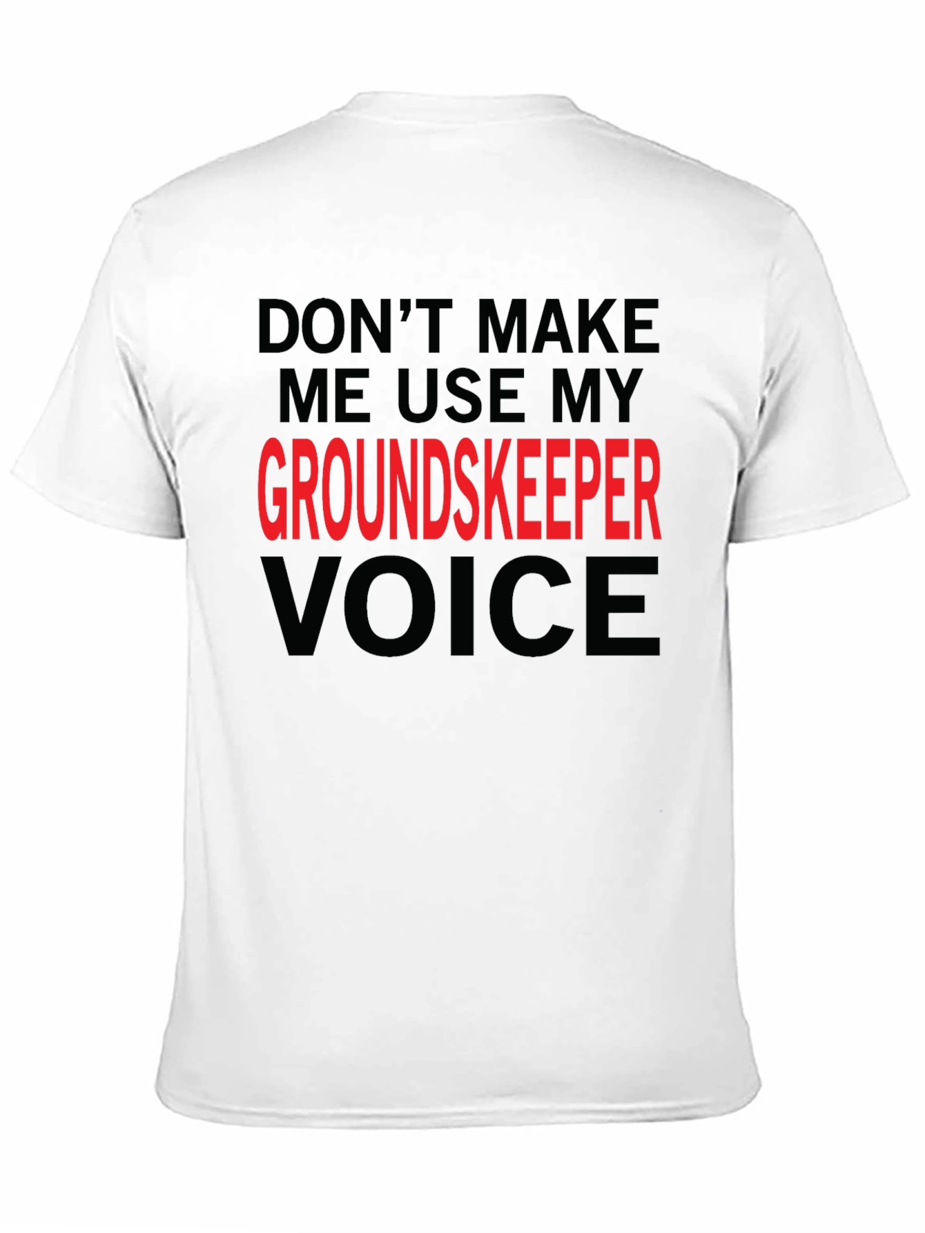 Groundskeeper Voice Graphic Tee - Black