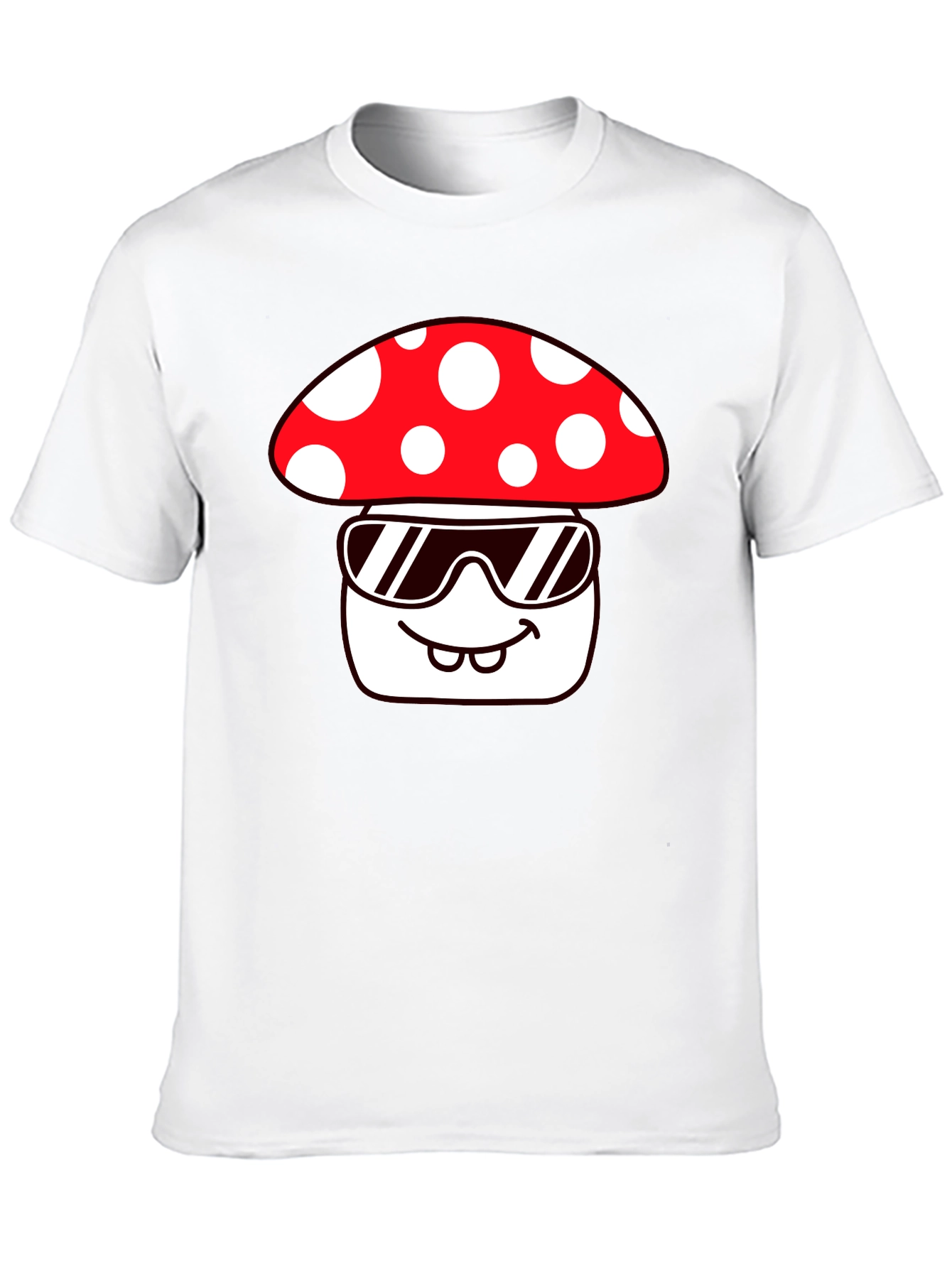Cool Mushroom Graphic Tee - Quirky Fun Design