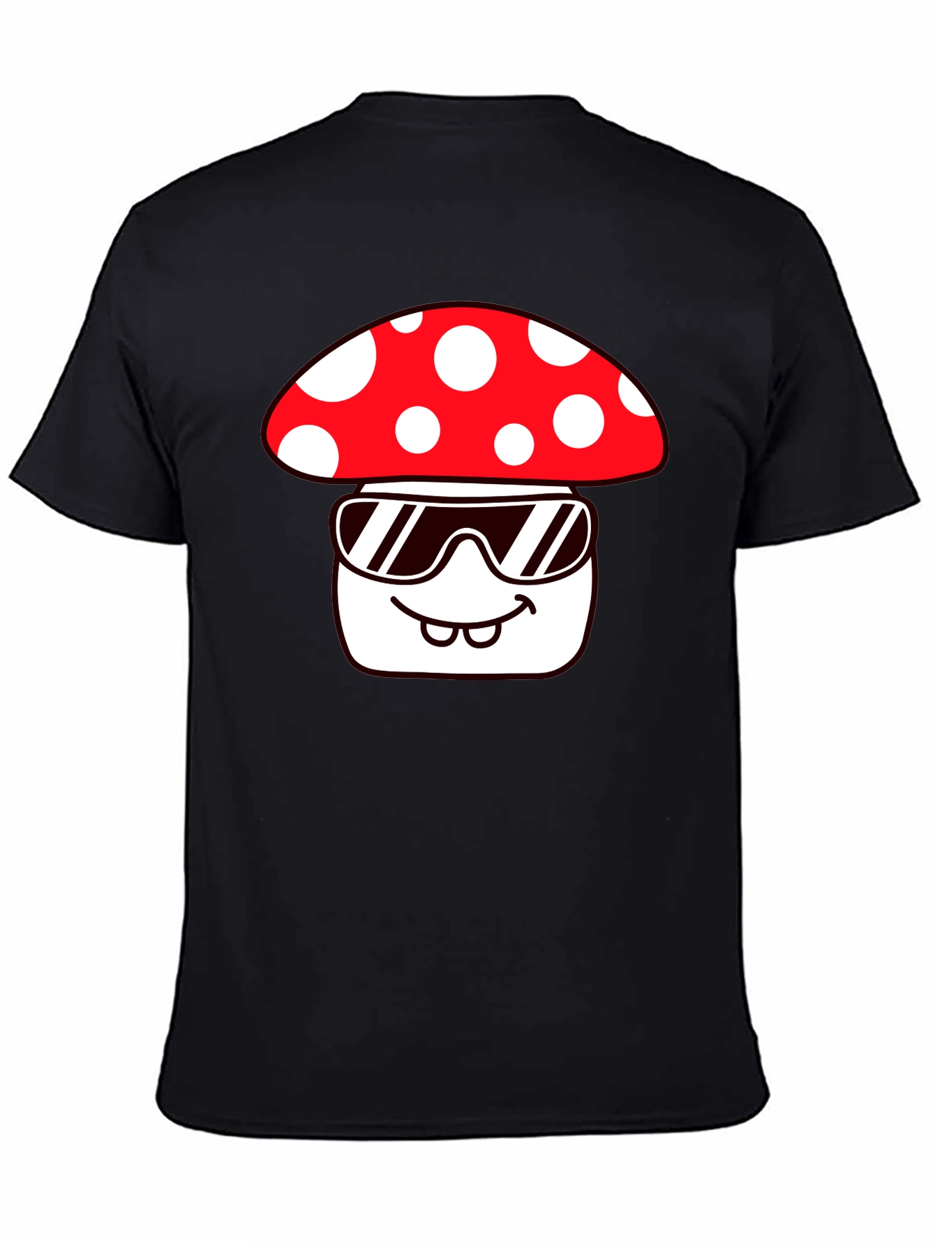 Cool Mushroom Graphic Tee - Quirky Fun Design