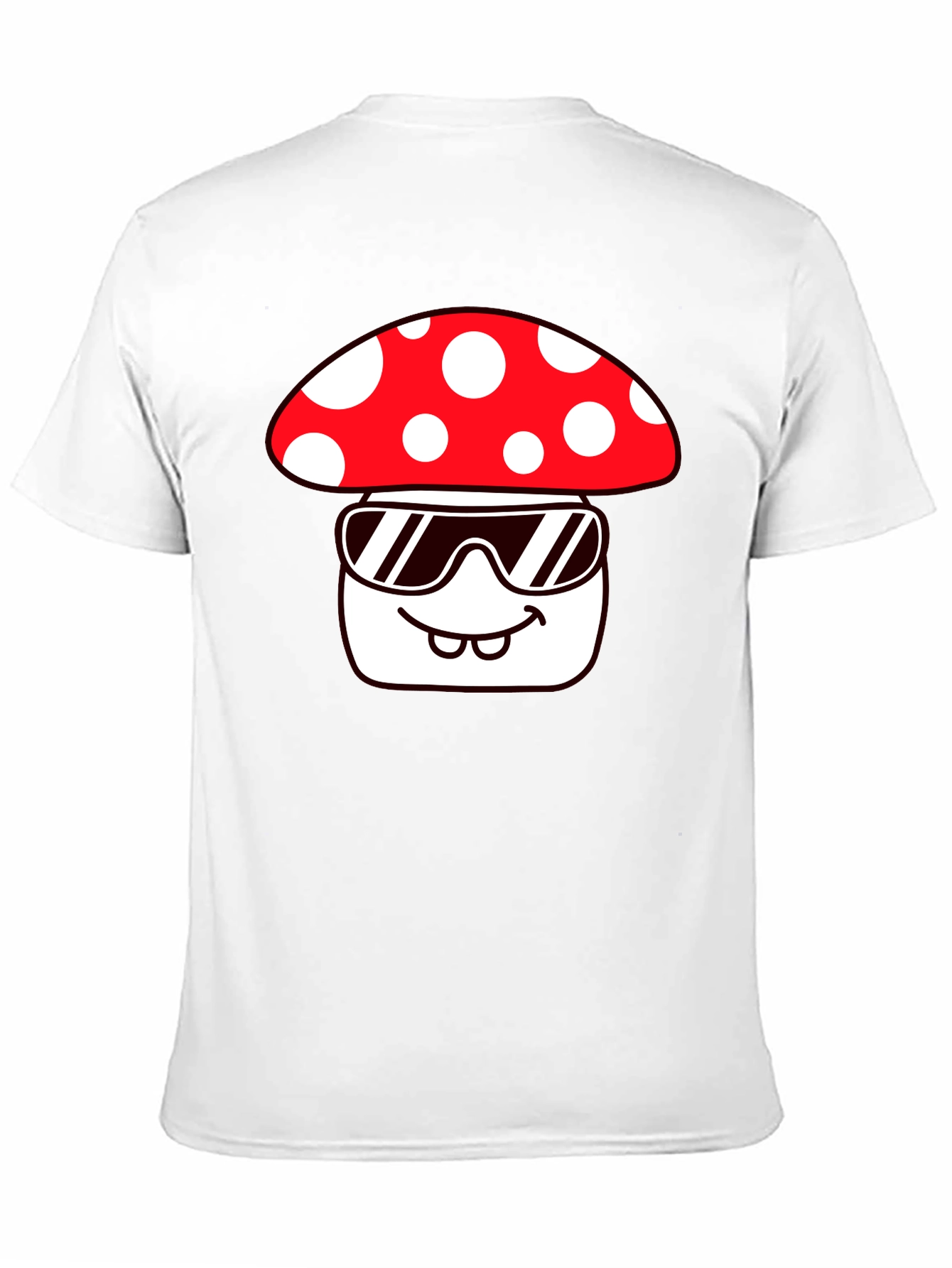 Cool Mushroom Graphic Tee - Quirky Fun Design
