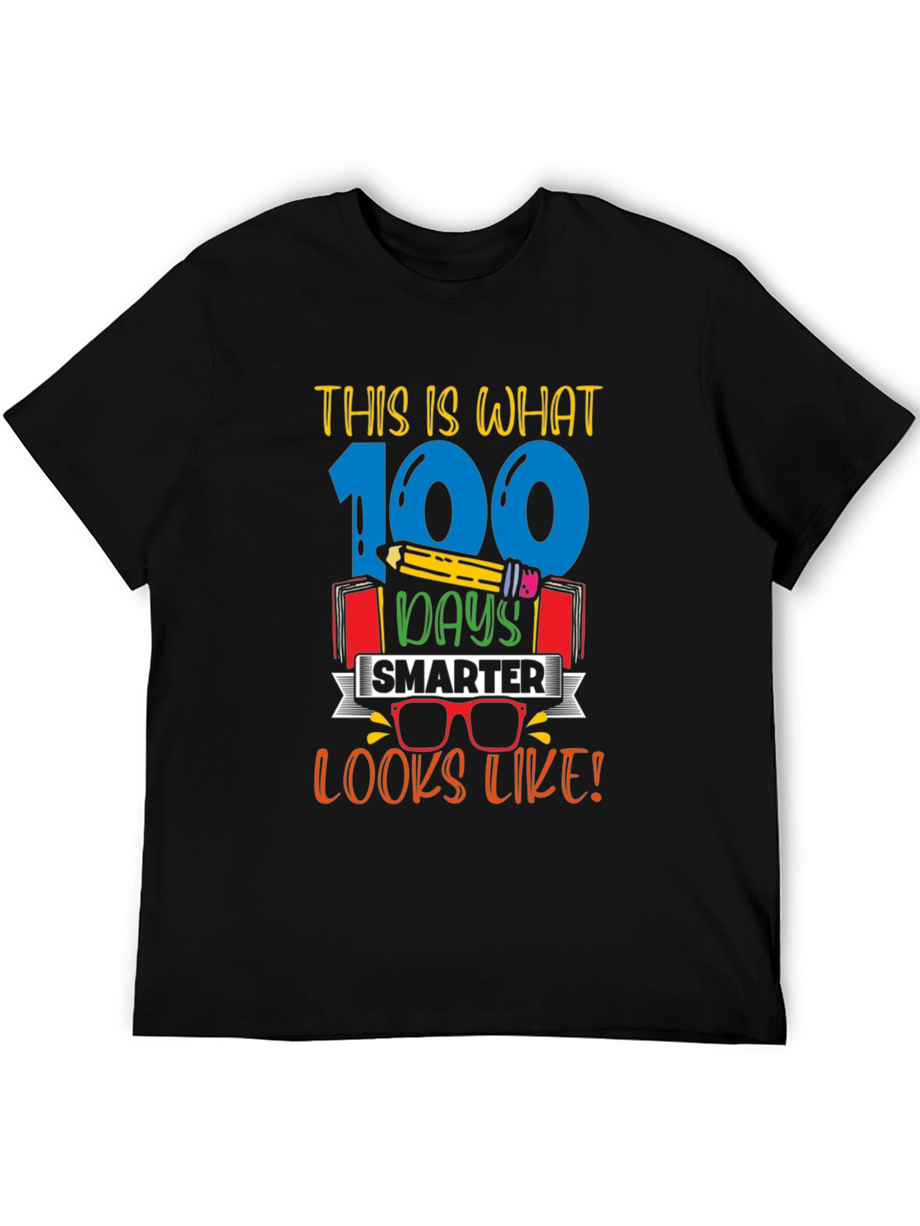 100 Days Smarter T-Shirt - Teacher Student Celebration Tee