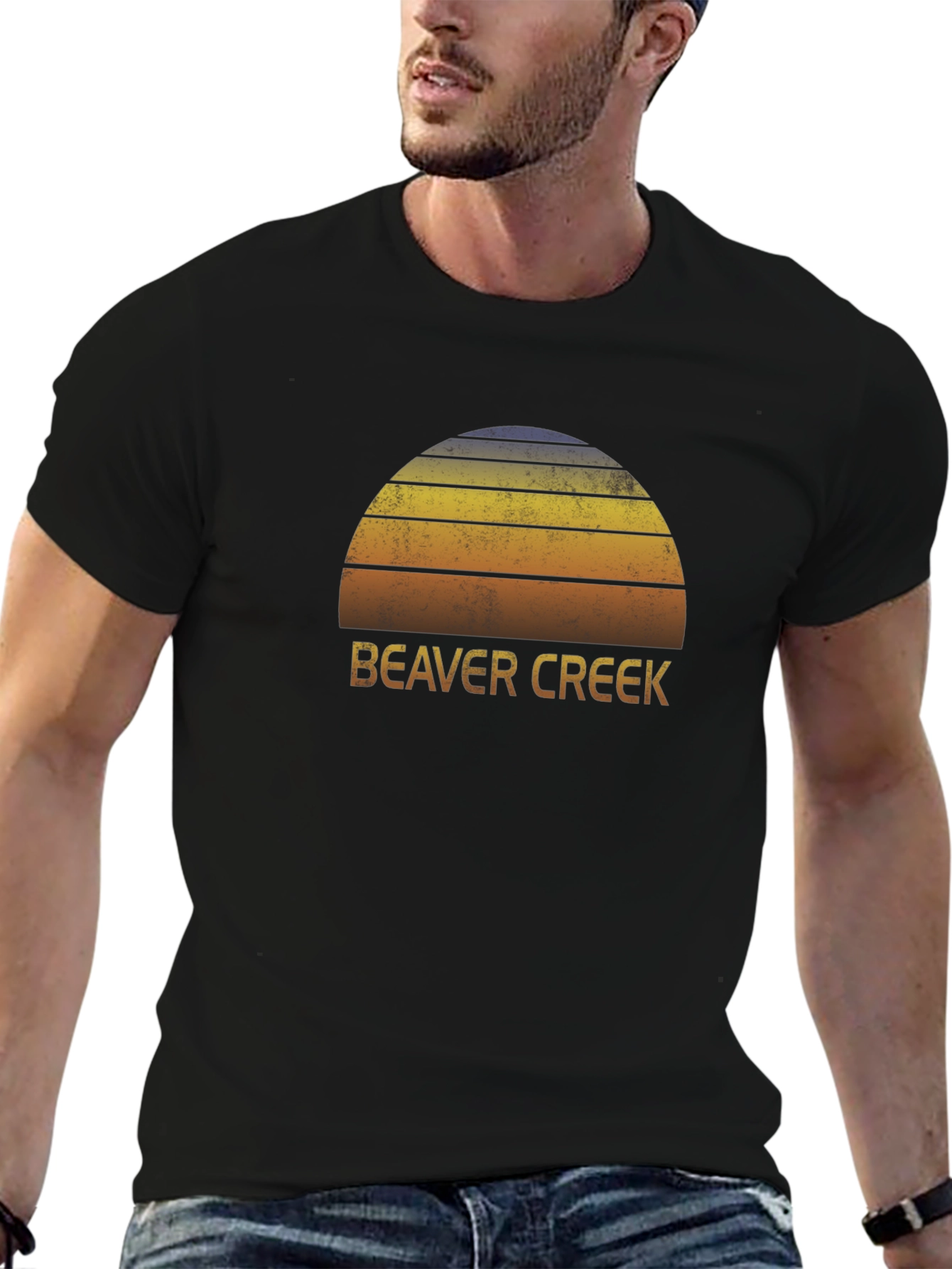 Beaver Creek Sunset Graphic Tee - Retro Style