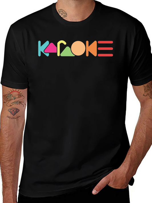 Karaoke Fun Colorful Graphic Tee