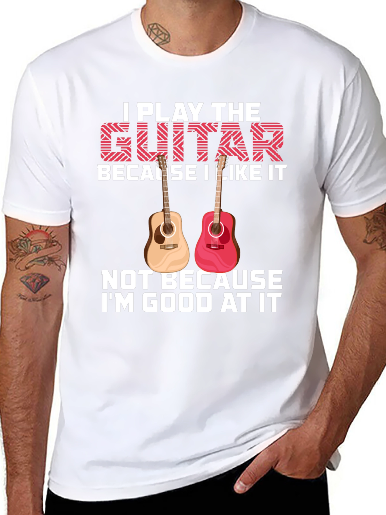 I Play the Guitar Graphic Tee