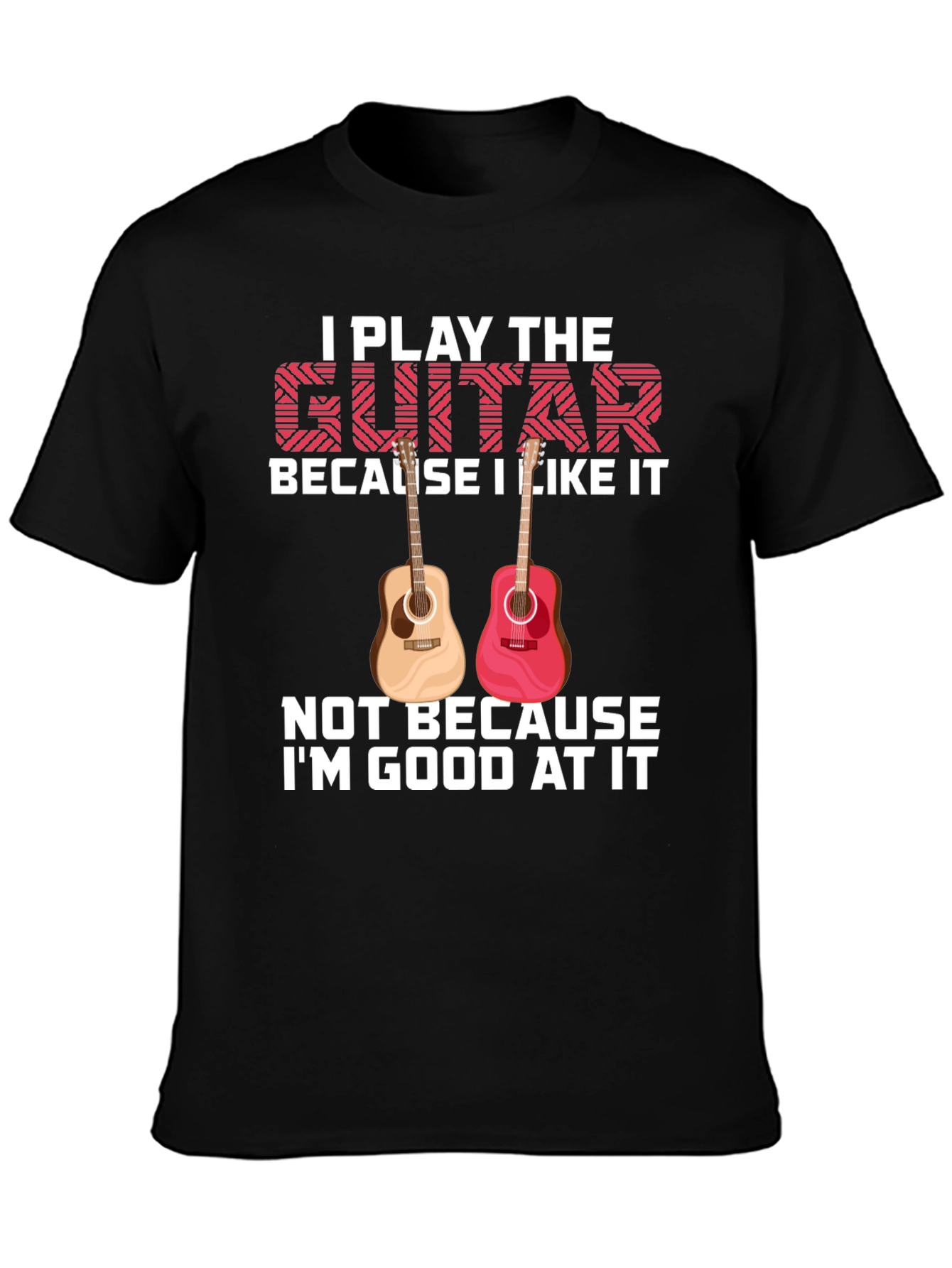 I Play the Guitar Graphic Tee