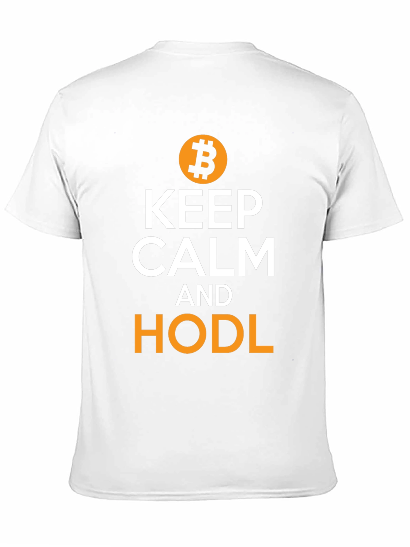 Keep Calm and HODL Bitcoin Black T-Shirt