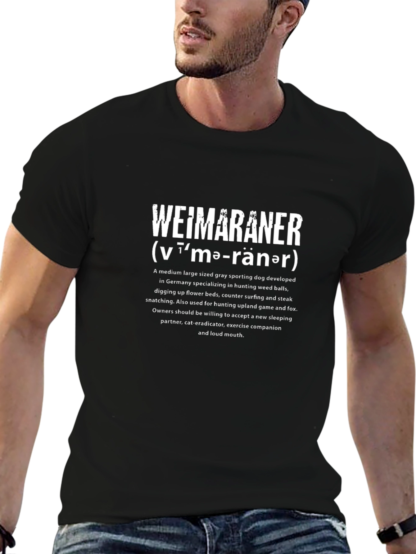 Weimaraner Dog Definition T-Shirt