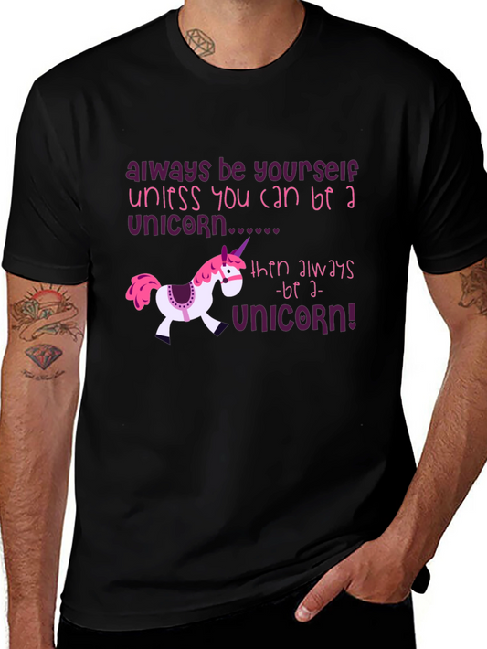 Unicorn T-Shirt - Always Be Yourself Unicorn Graphic Tee