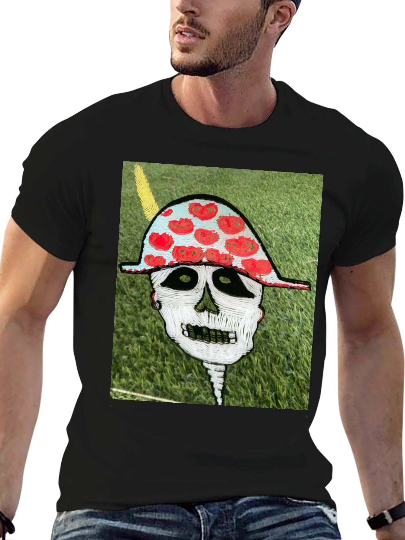 Skull Art Graphic Tee - Unique Design