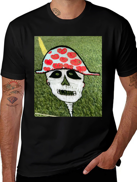 Skull Art Graphic Tee - Unique Design