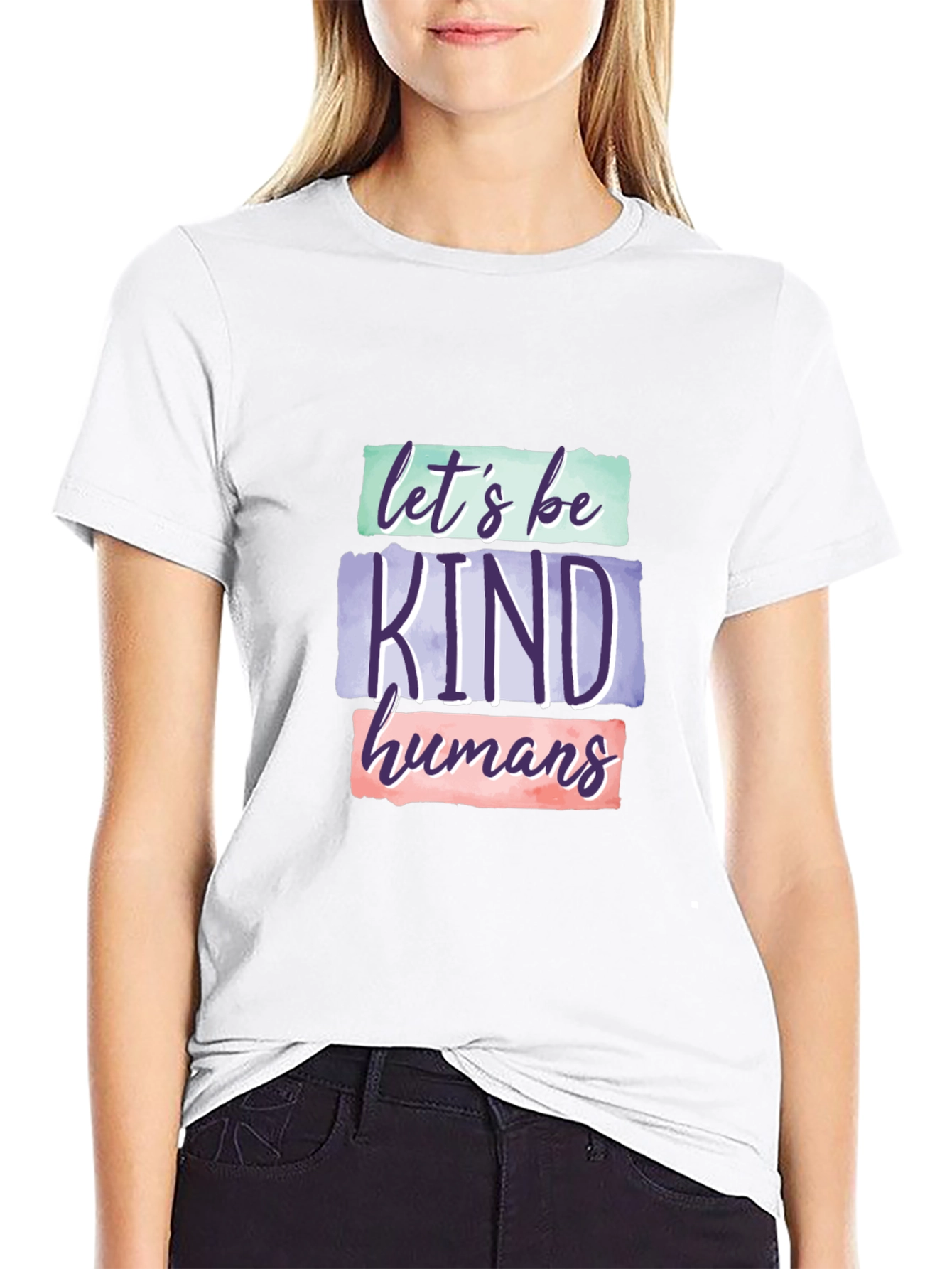 Lets Be Kind Humans Graphic T-Shirt