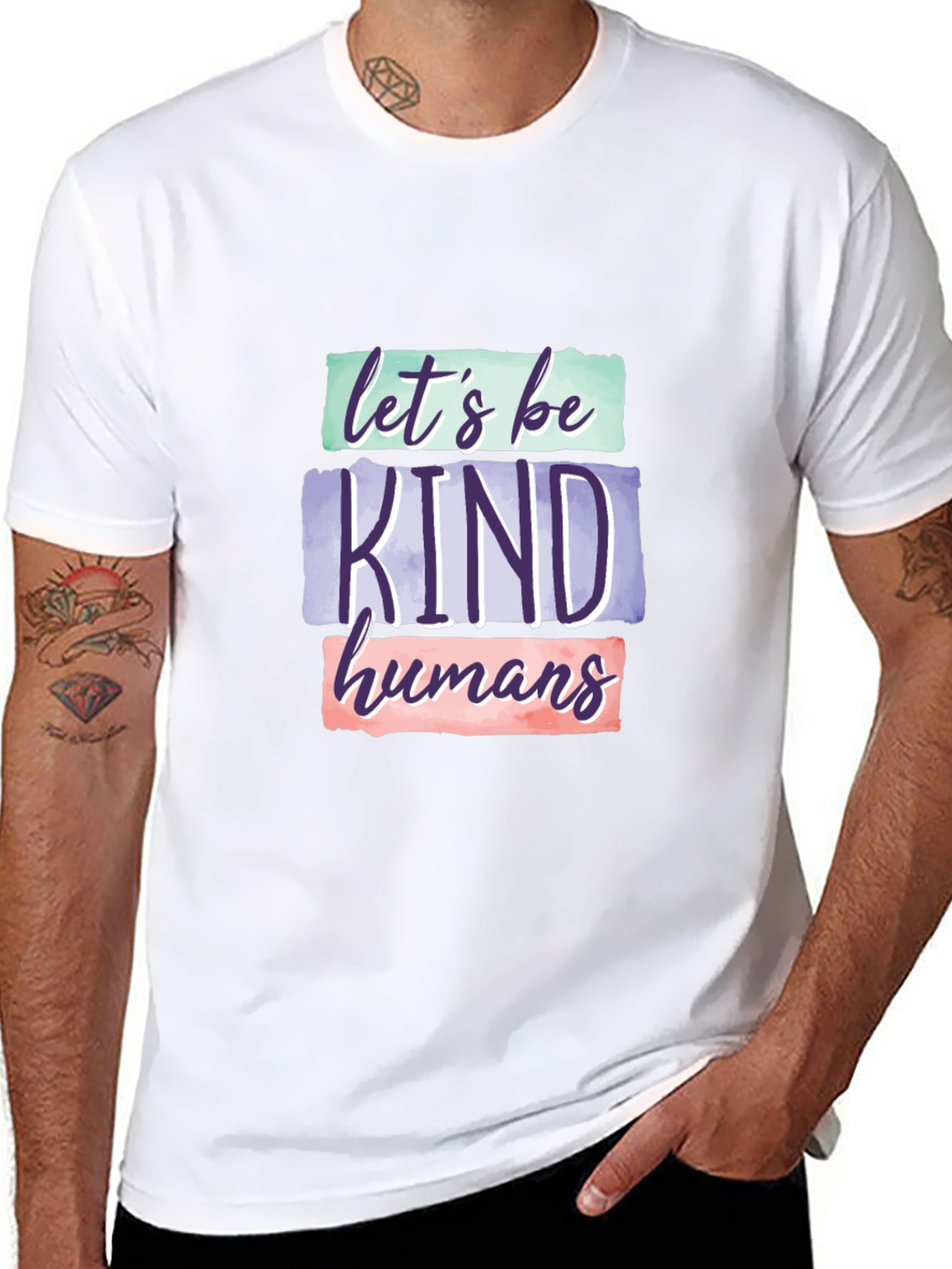 Lets Be Kind Humans Graphic T-Shirt