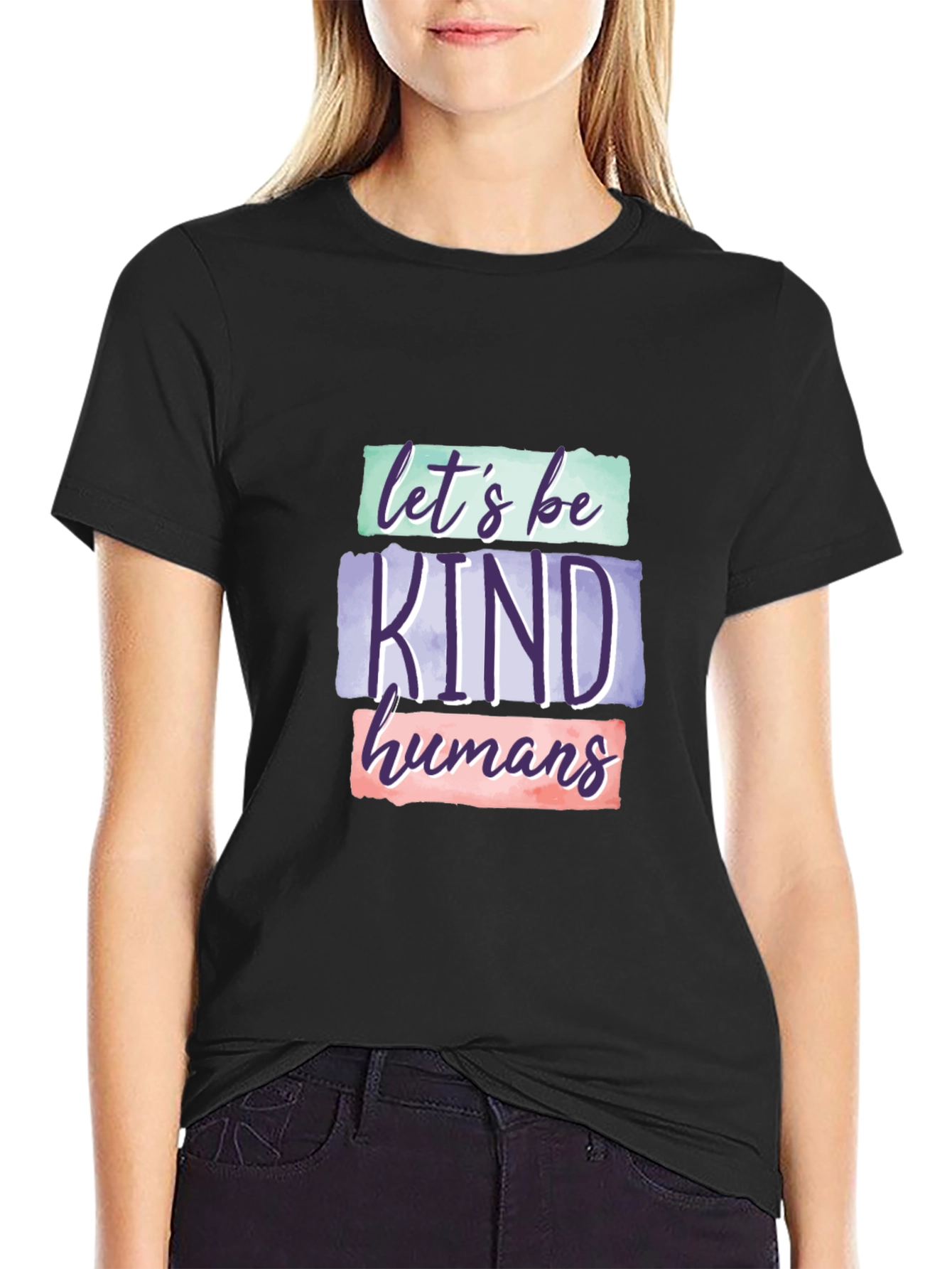 Lets Be Kind Humans Graphic T-Shirt