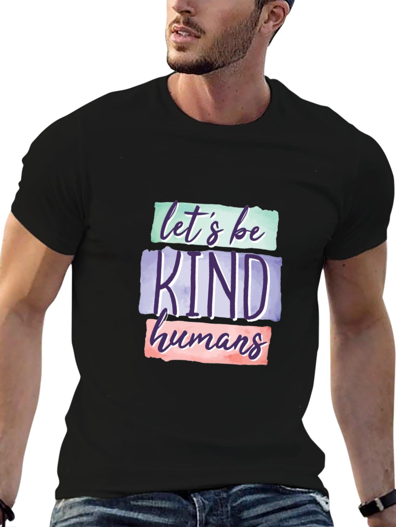 Lets Be Kind Humans Graphic T-Shirt