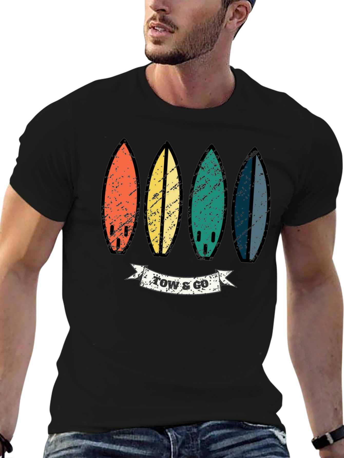 Retro Surfboard T-Shirt