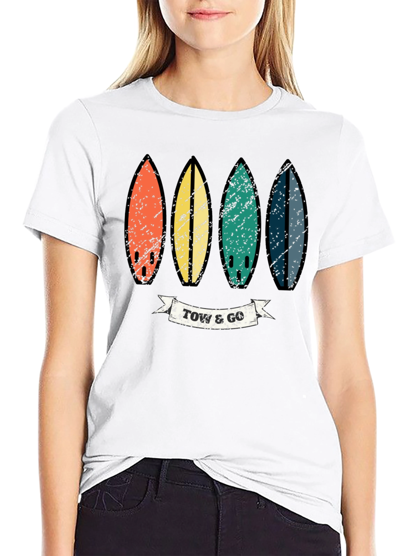 Retro Surfboard T-Shirt