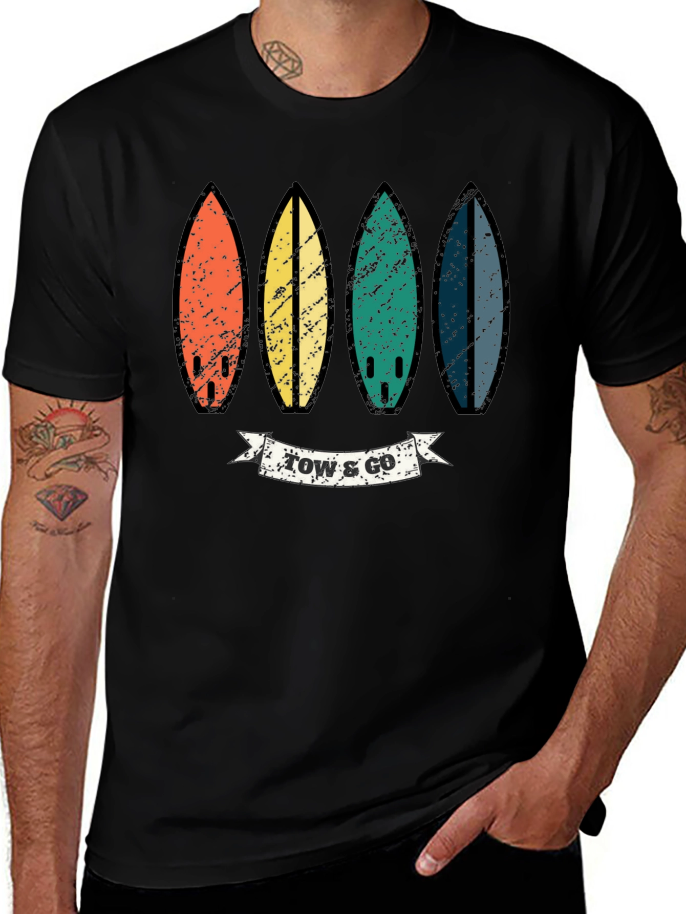 Retro Surfboard T-Shirt