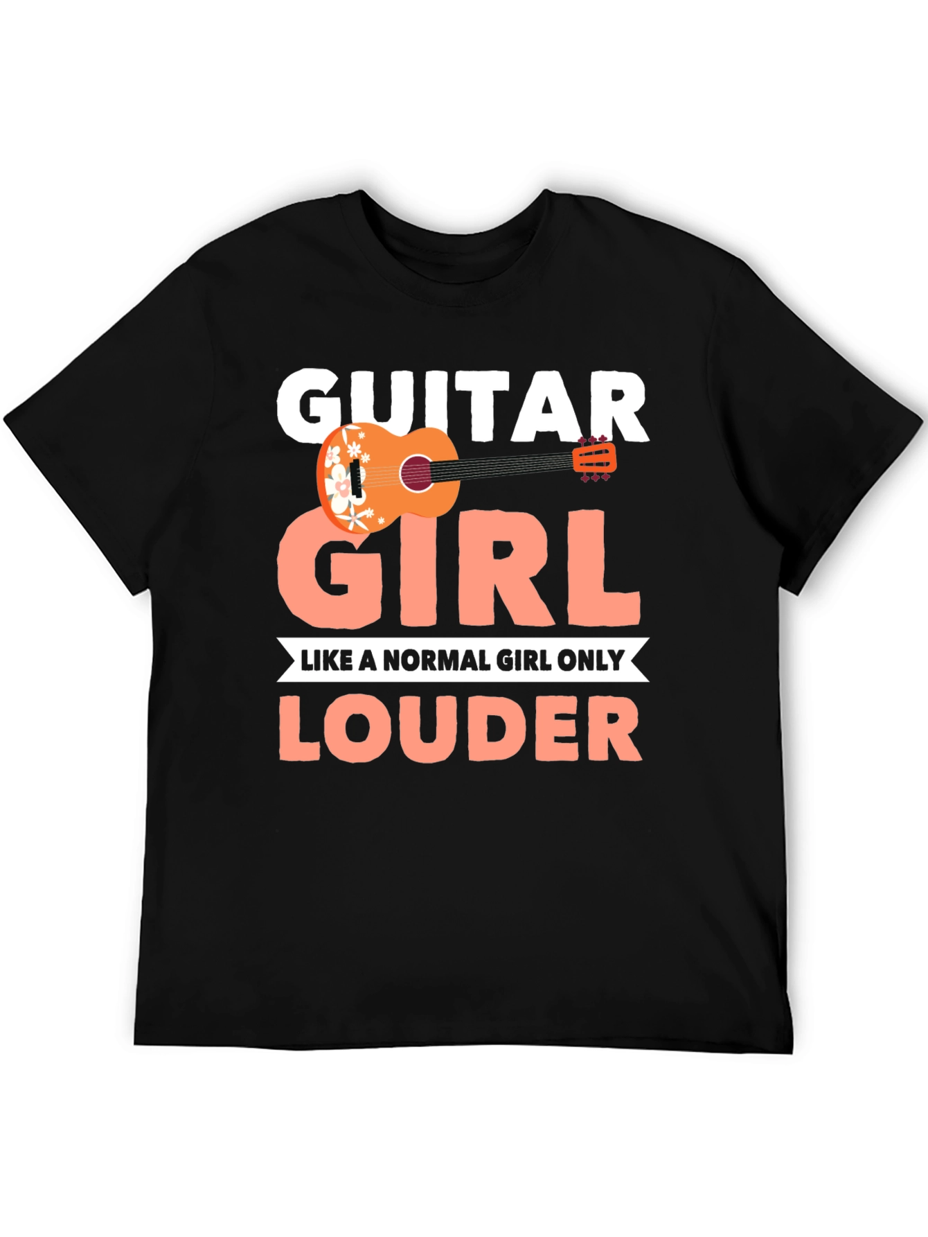 Guitar Girl Louder T-Shirt