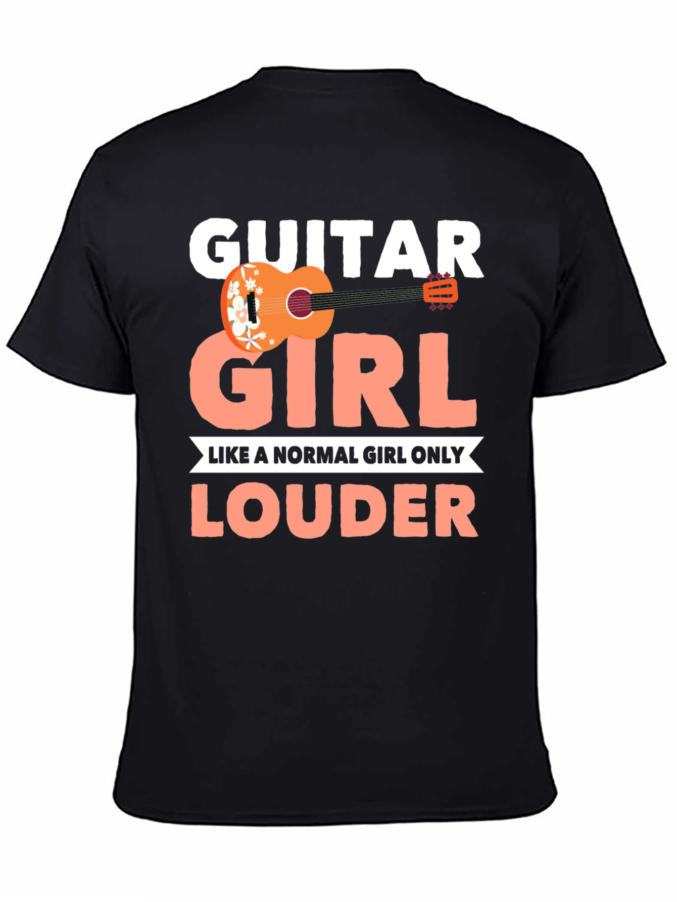 Guitar Girl Louder T-Shirt