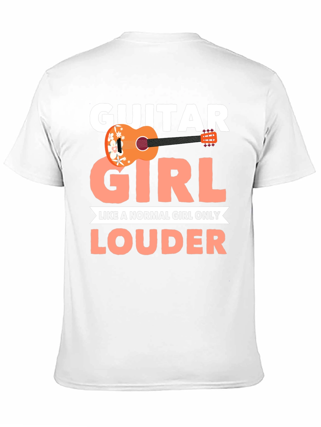 Guitar Girl Louder T-Shirt