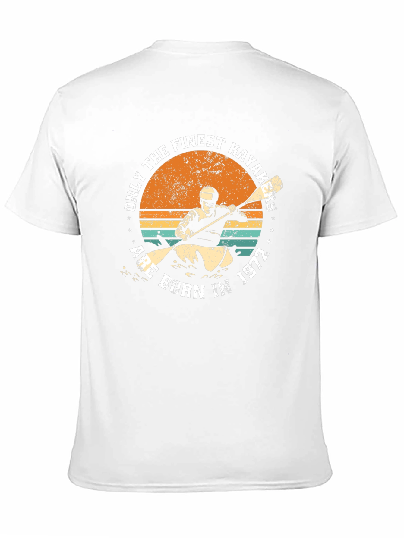 Finest Kayakers Born in 1972 - Black T-Shirt