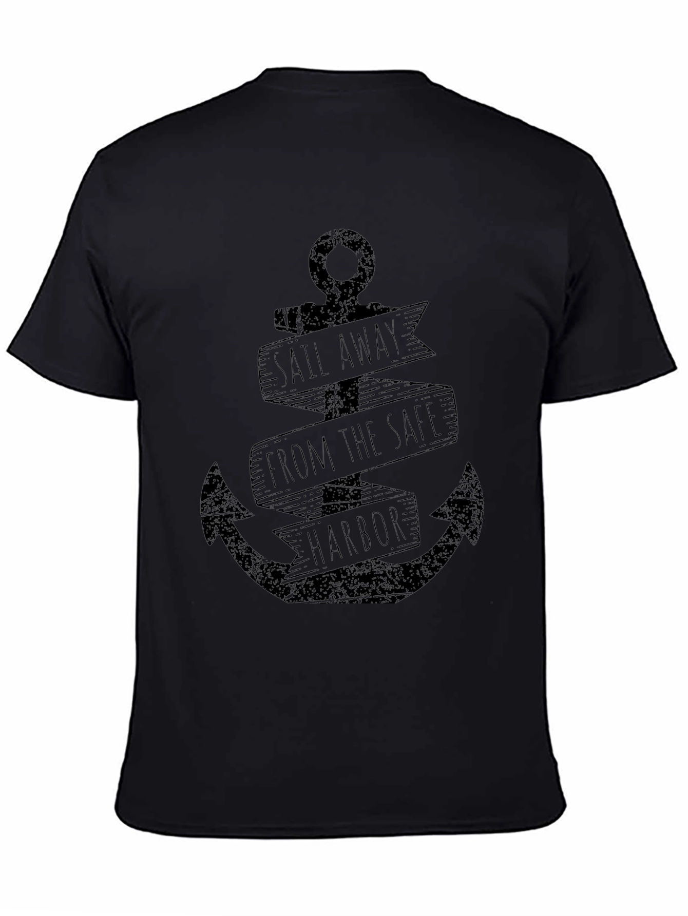 Sail Away Anchor Graphic T-Shirt