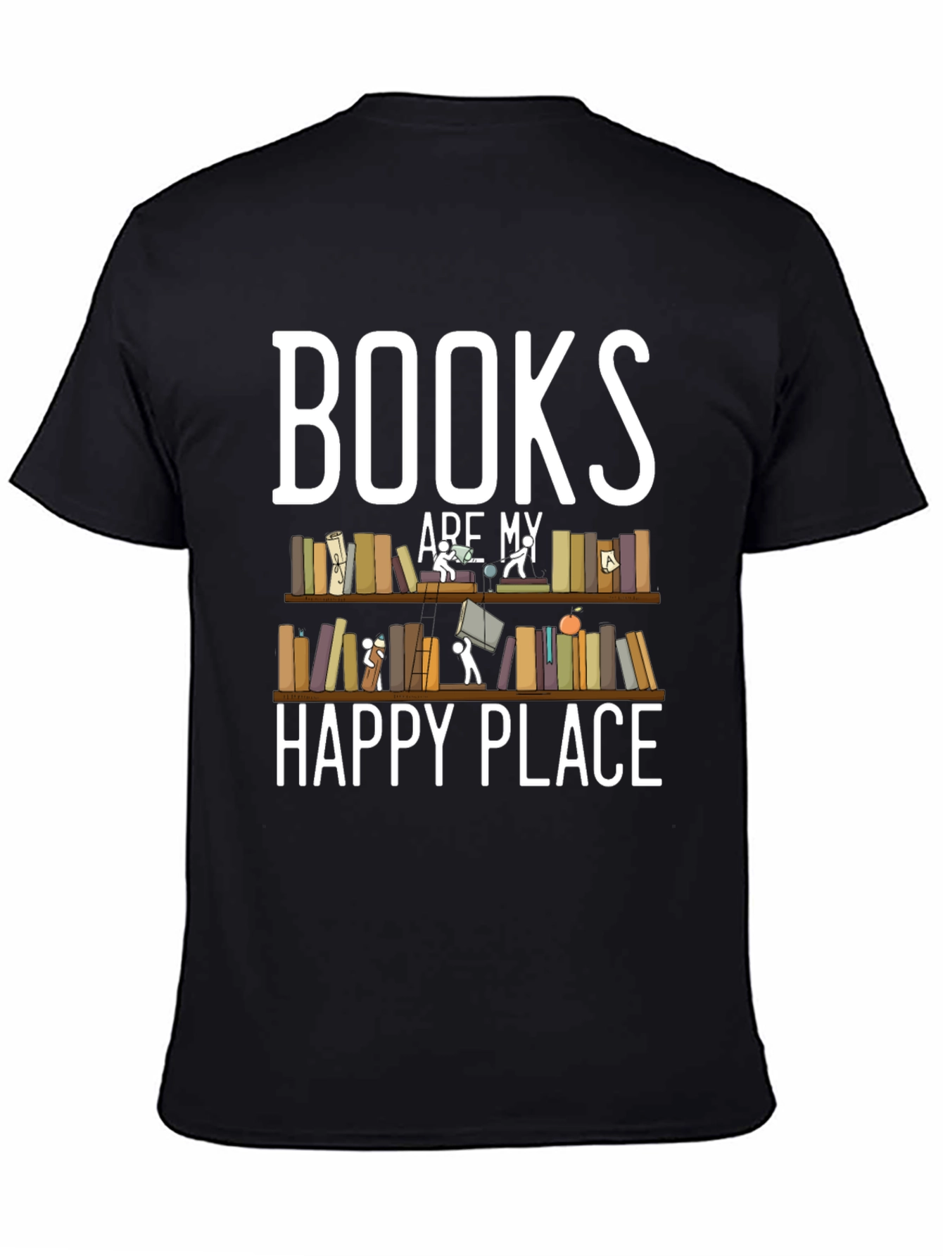 Books are My Happy Place Graphic T-Shirt