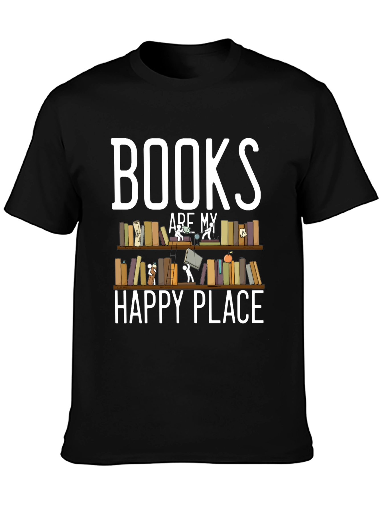 Books are My Happy Place Graphic T-Shirt