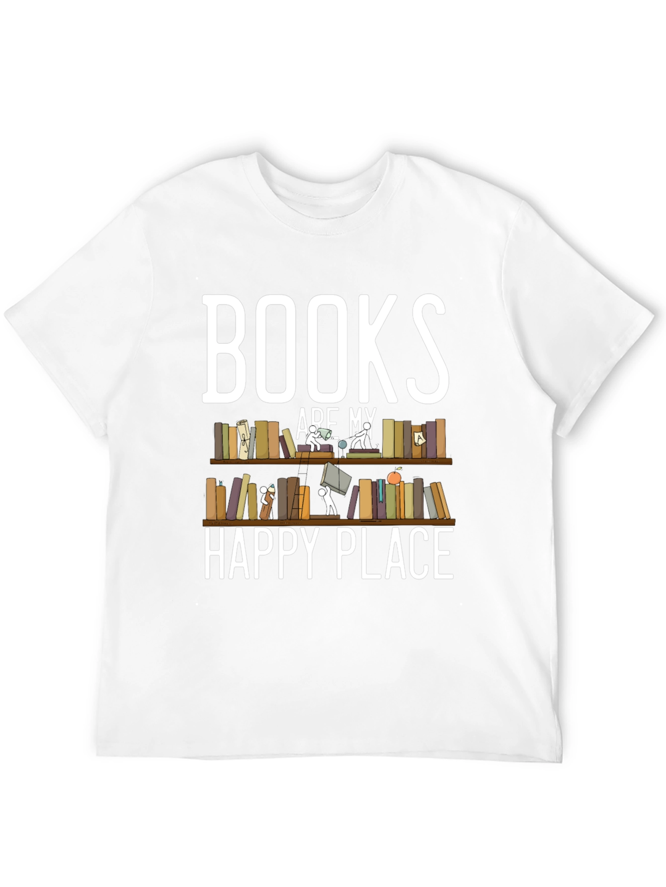 Books are My Happy Place Graphic T-Shirt