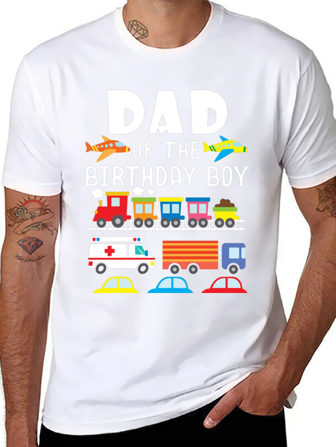 Dad of the Birthday Boy Graphic T-Shirt