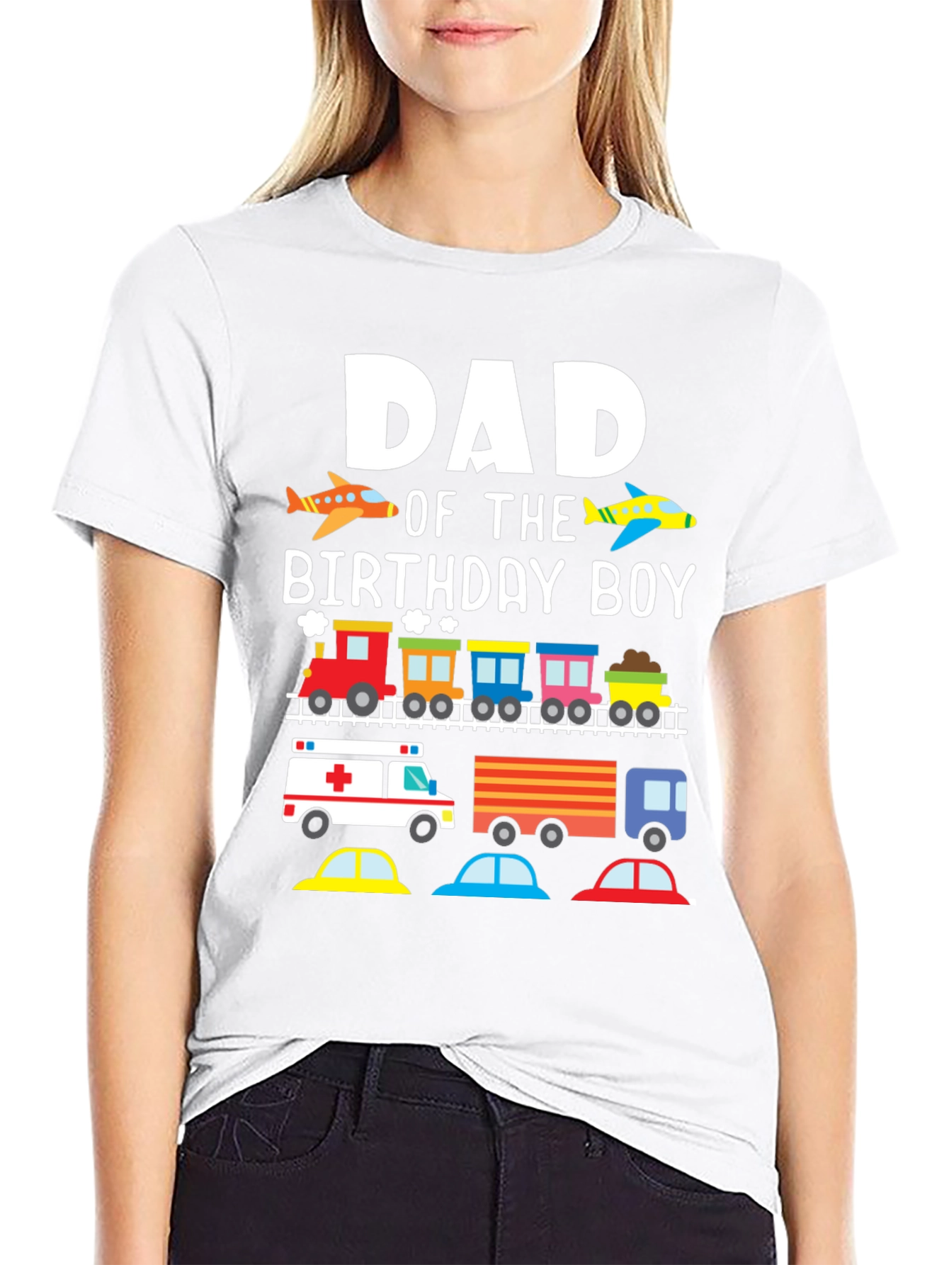 Dad of the Birthday Boy Graphic T-Shirt