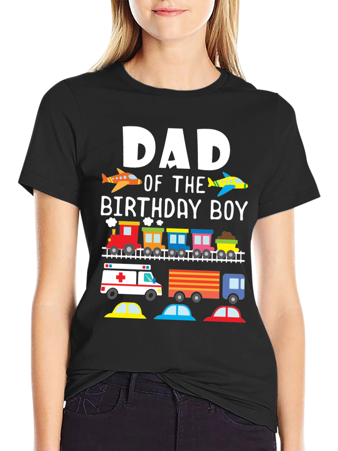 Dad of the Birthday Boy Graphic T-Shirt