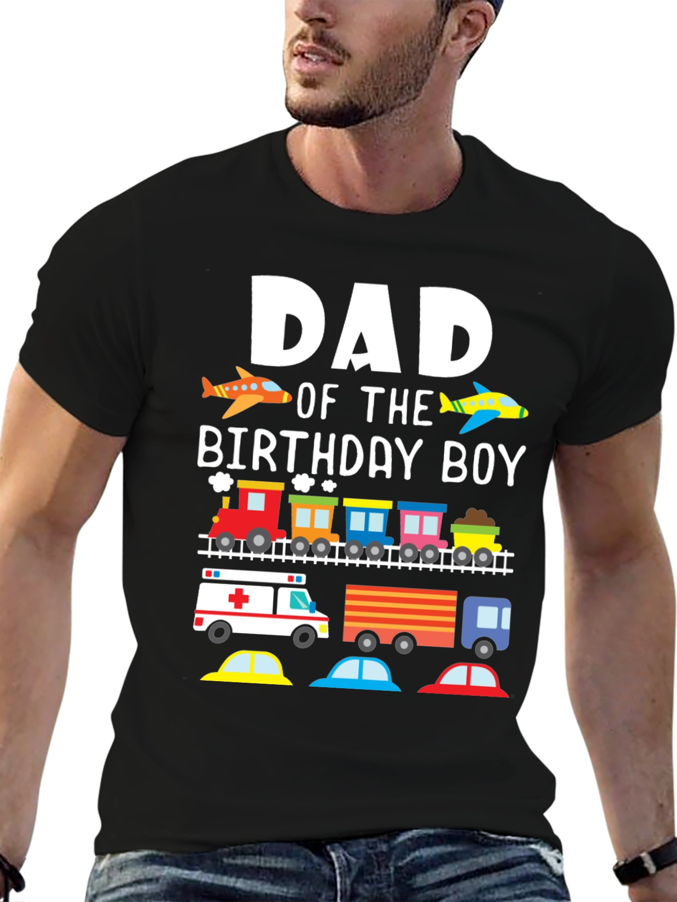 Dad of the Birthday Boy Graphic T-Shirt