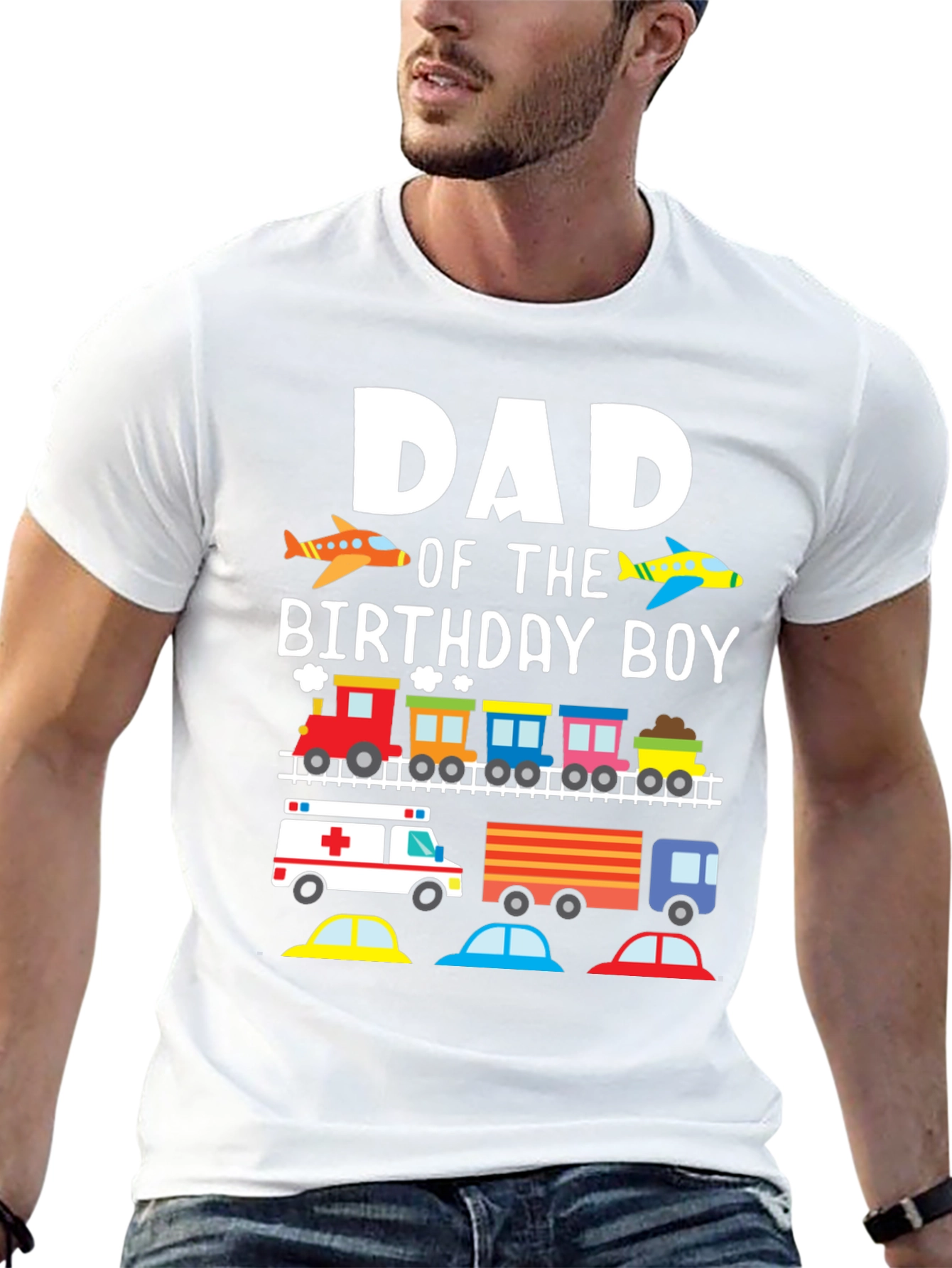 Dad of the Birthday Boy Graphic T-Shirt