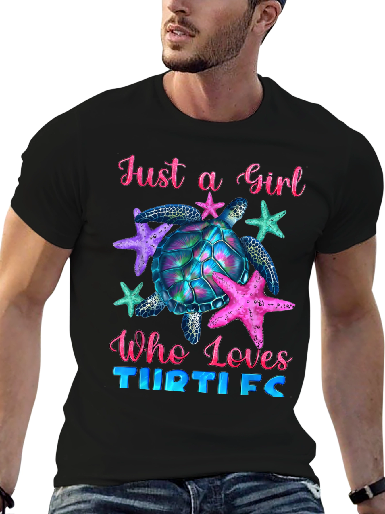 Girl Turtle Lover T-Shirt - Ocean Life Tee