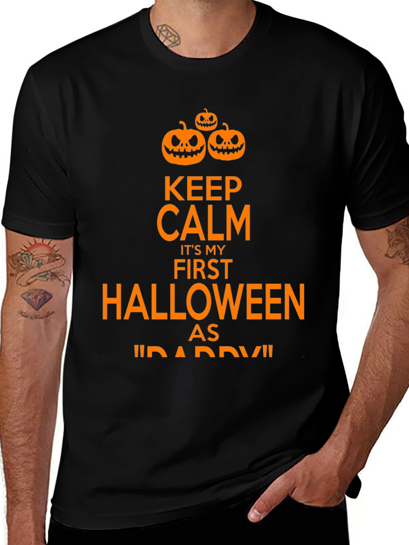 Keep Calm Daddys First Halloween T-Shirt