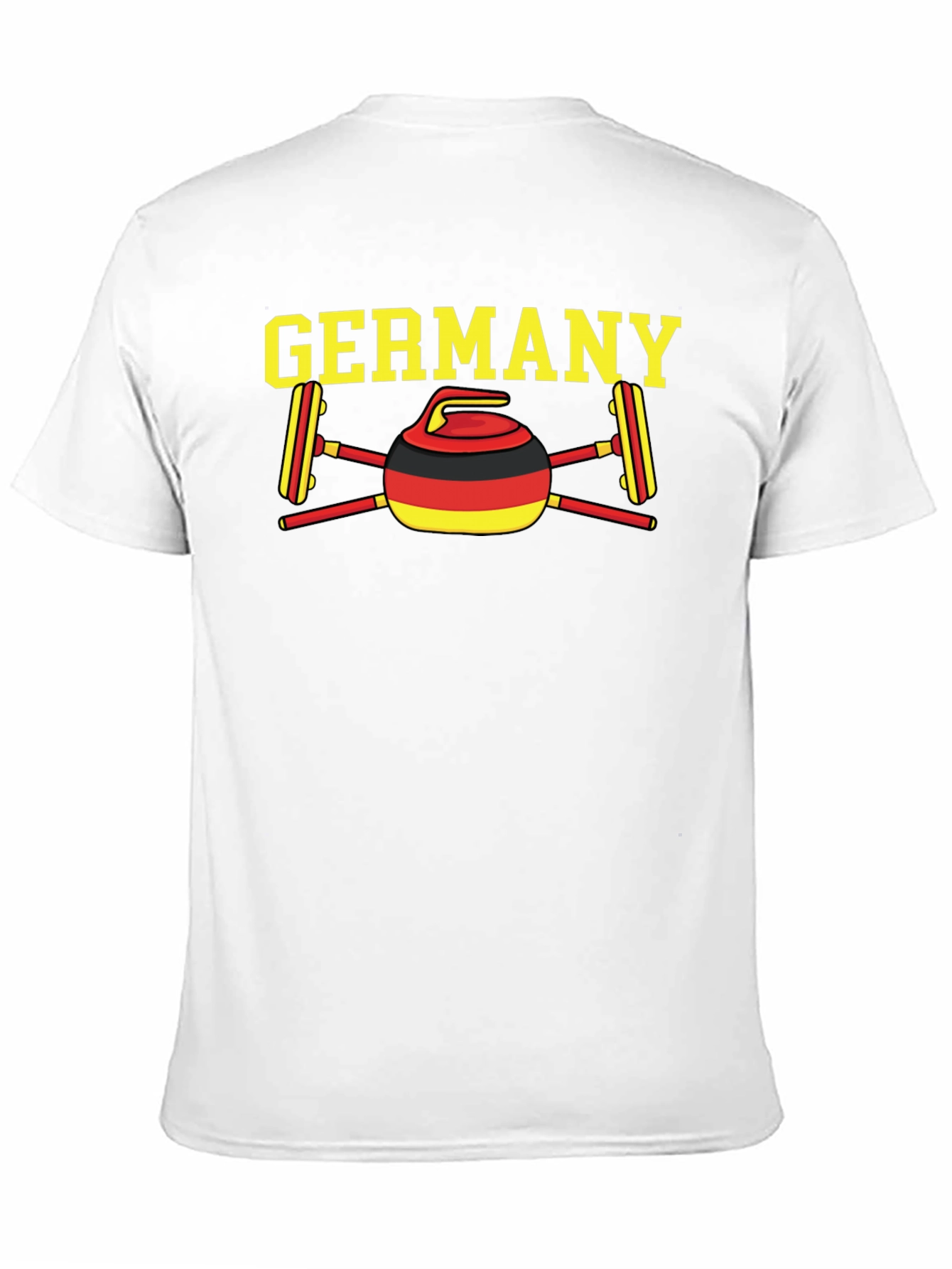 Germany Curling Flag T-Shirt
